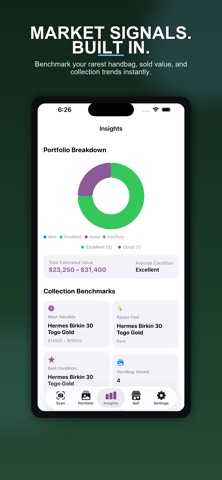 Handbag Valuator iPhone screenshot
