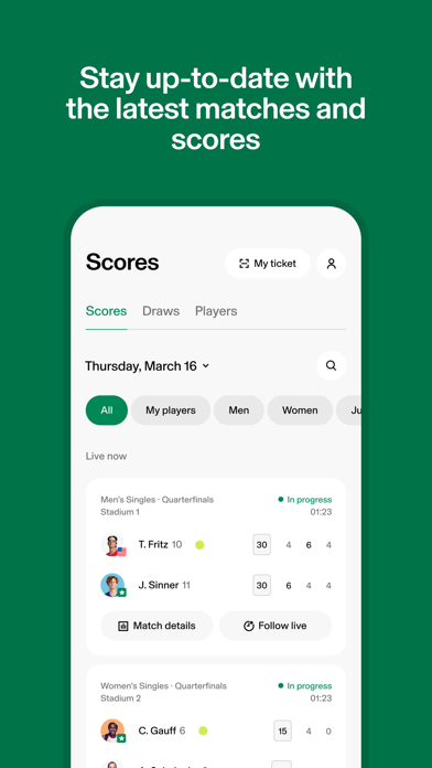 BNP Paribas Open Official Screenshot