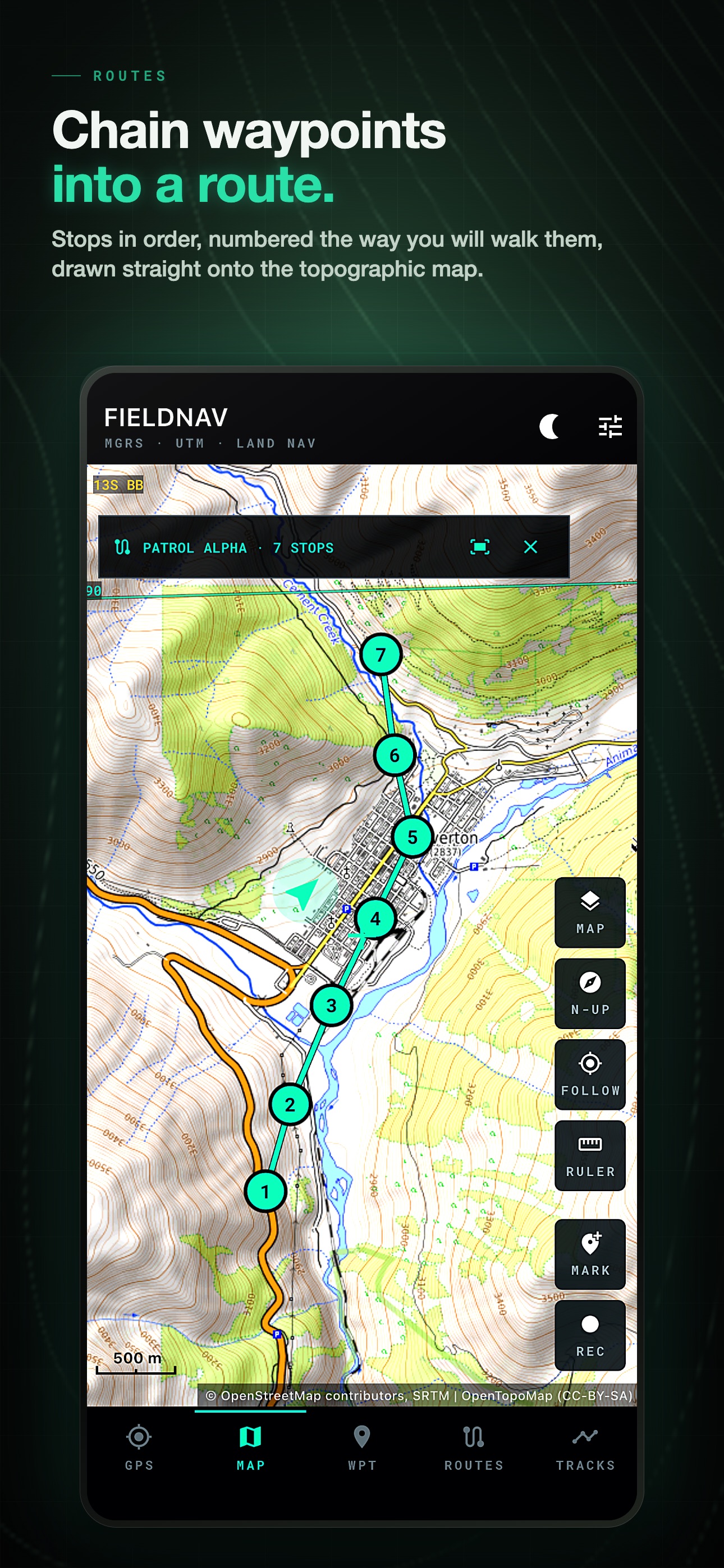 Screenshot 4 of FieldNav: MGRS & UTM GPS