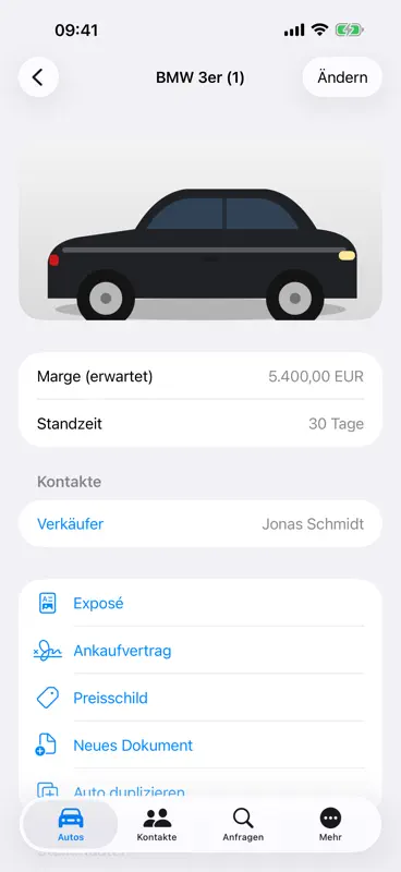 Verwaltung von Autoverkäufen screenshot 2 of 6