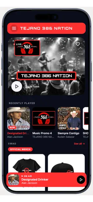 Tejano 386 Nation Radio screenshot 1
