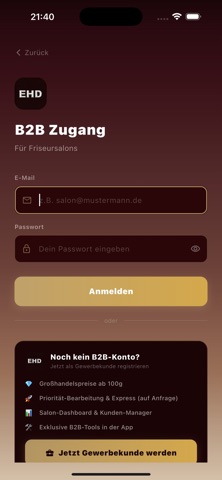 EchtHaar Direkt screenshot