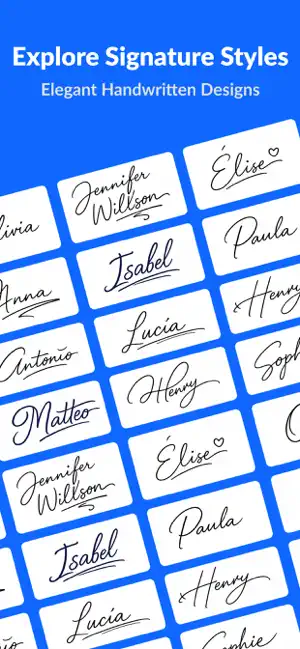 Signature Maker - Sign App screenshot 1