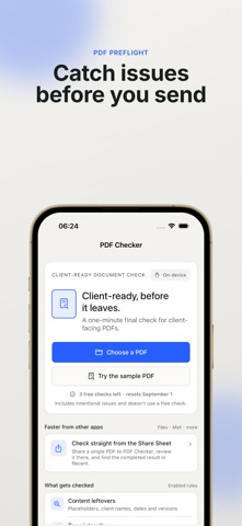 PDF Checker: FinalGate Screenshot 1 of 5