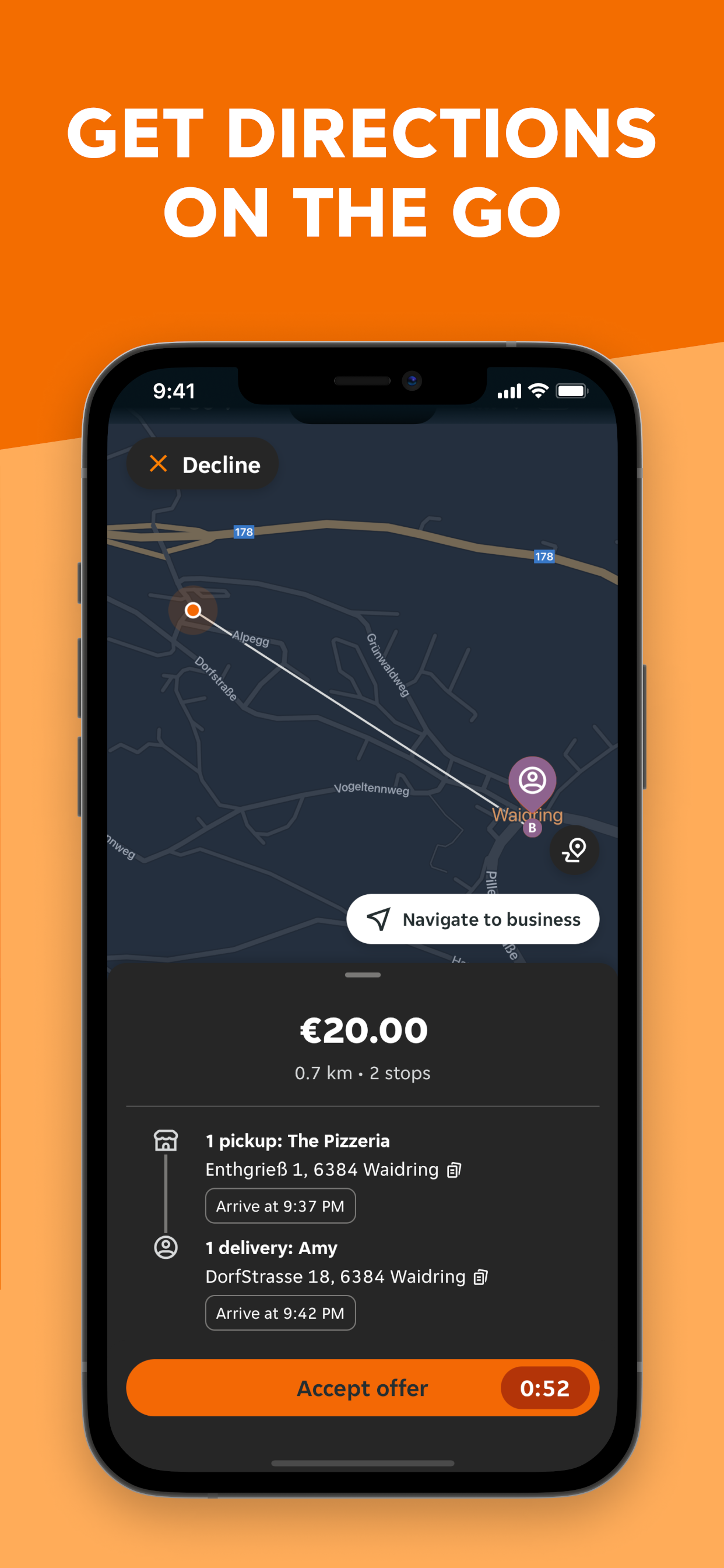 Lieferando – Courier screenshot 4