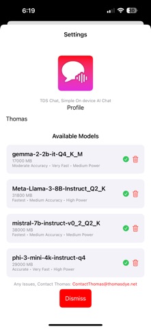 TDS Chat Screenshot 3 of 5