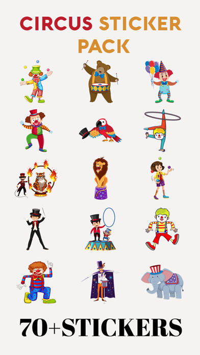 Circus Stickers Pack Screenshot