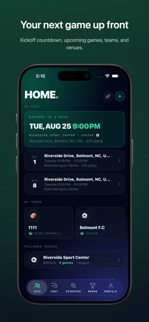 PickupCard — Play. Get Rated. screenshot 1