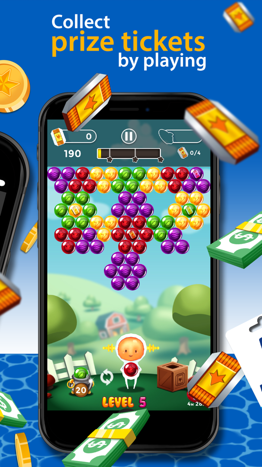 #3. Bubble Burst App (iOS) 由: WINR Games Inc.