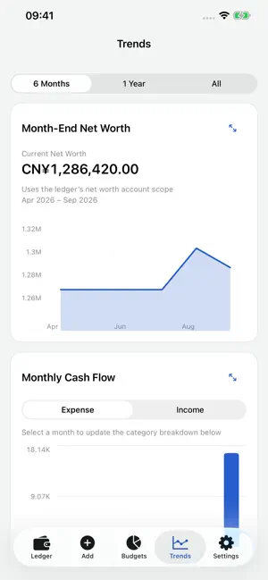 MonthLedger screenshot 4