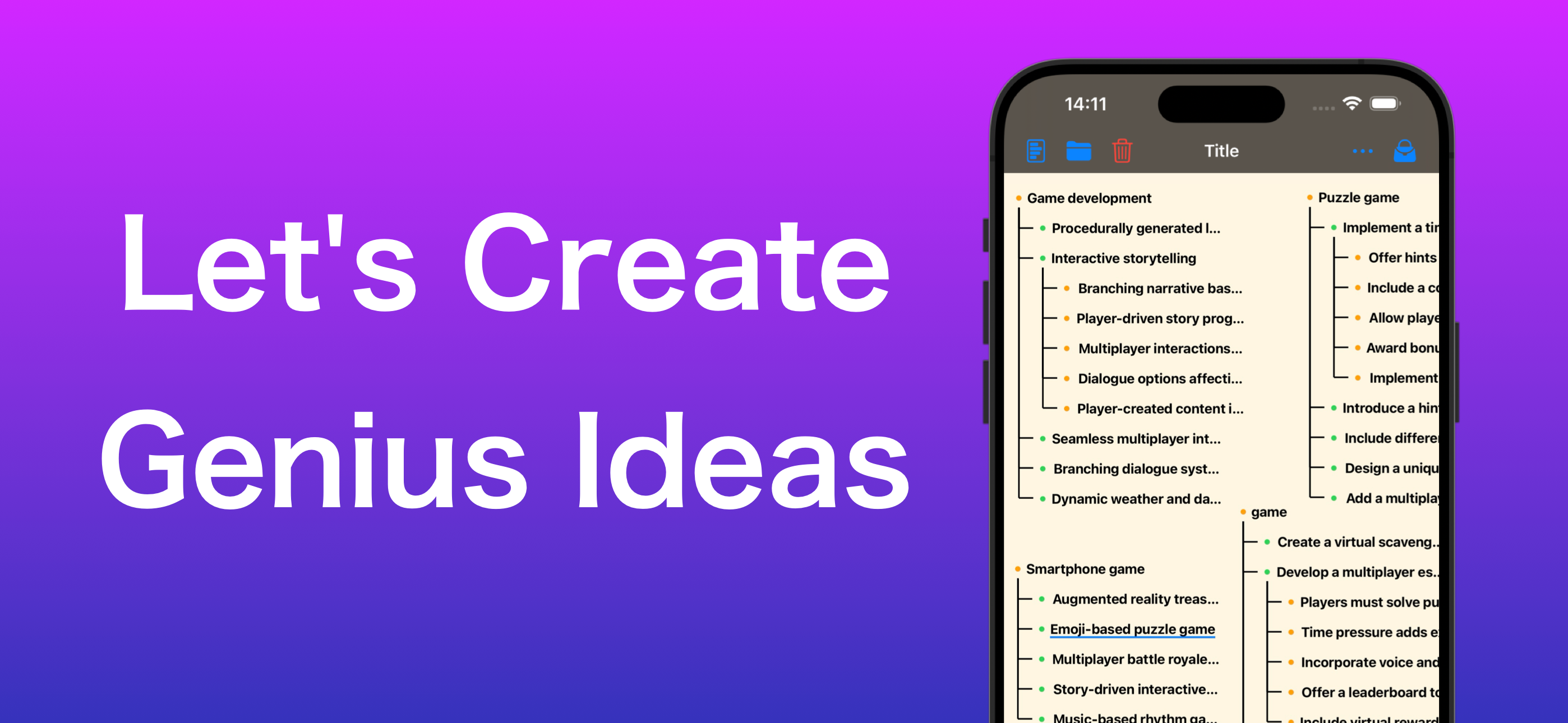 AIdea : Generate Ideas with AI