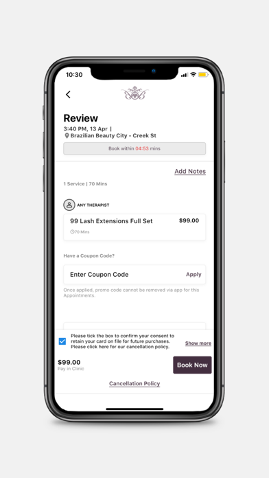 App screenshot