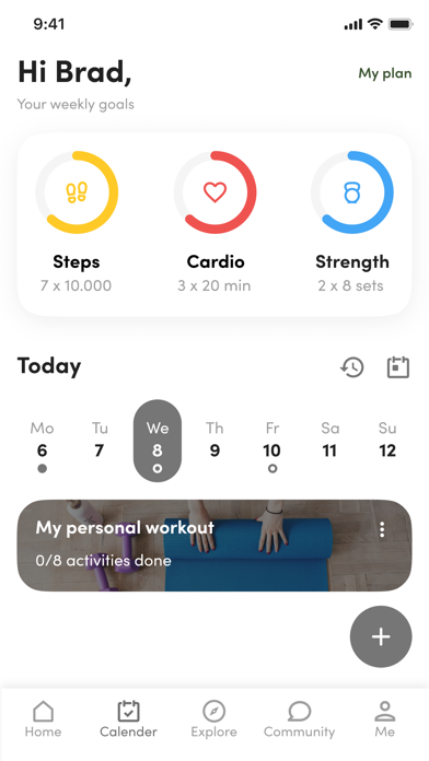 The Progress Lab app screenshot