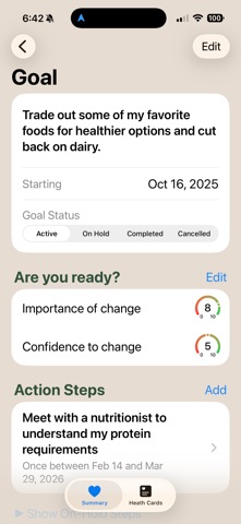 Whole Health Cards screenshot