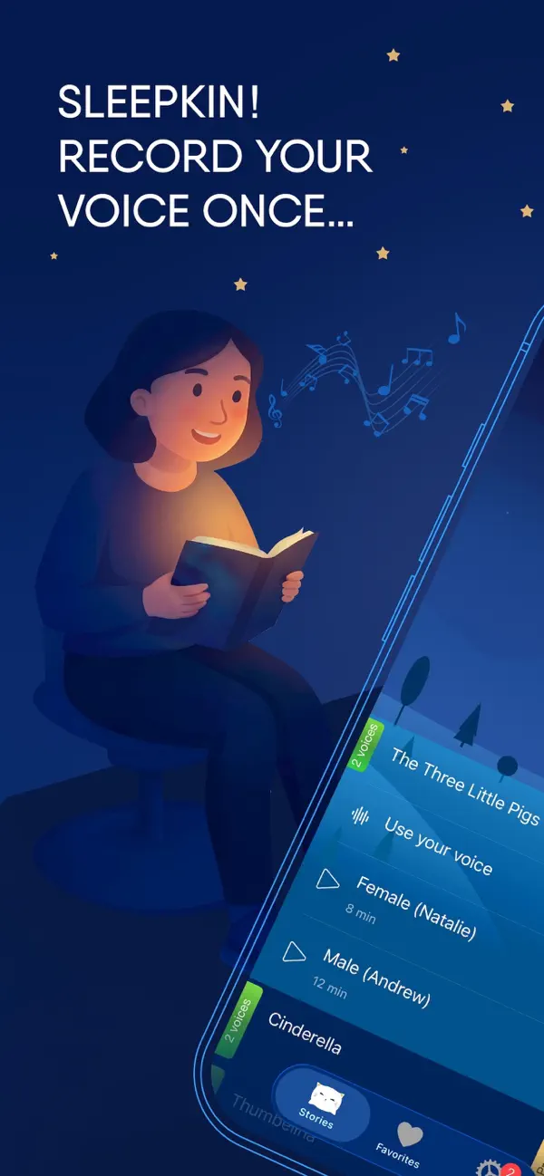 Screenshot #1 pour Sleepkin! - Bedtime Stories