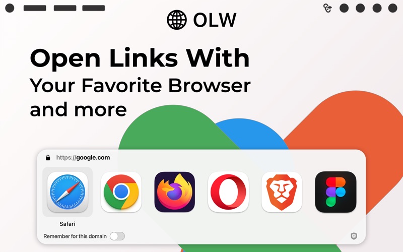 OLW - Open Link With app screenshot