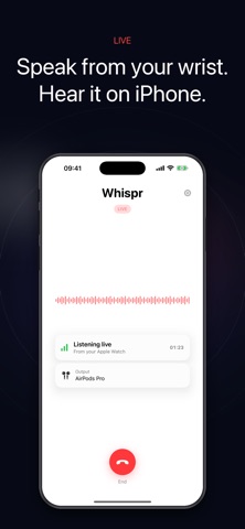 Whispr Watch Mic Screenshot 2 of 4