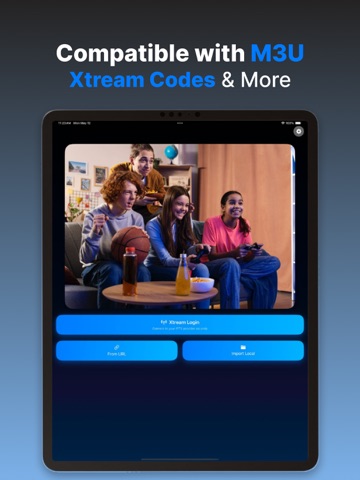 IPTV Xtream: TV Stream Player iPad screenshot