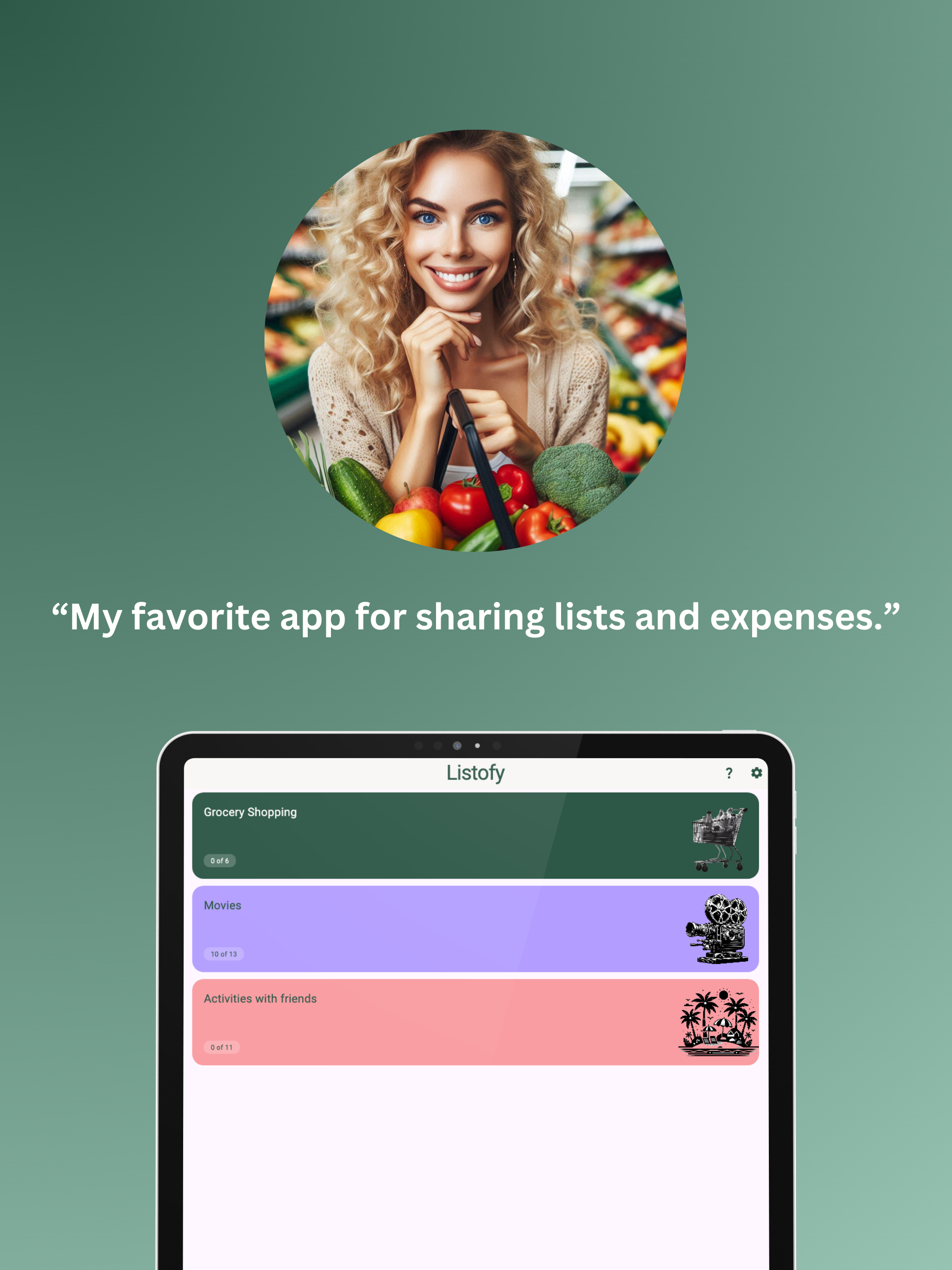 Listofy: Lists & Expenses screenshot 5