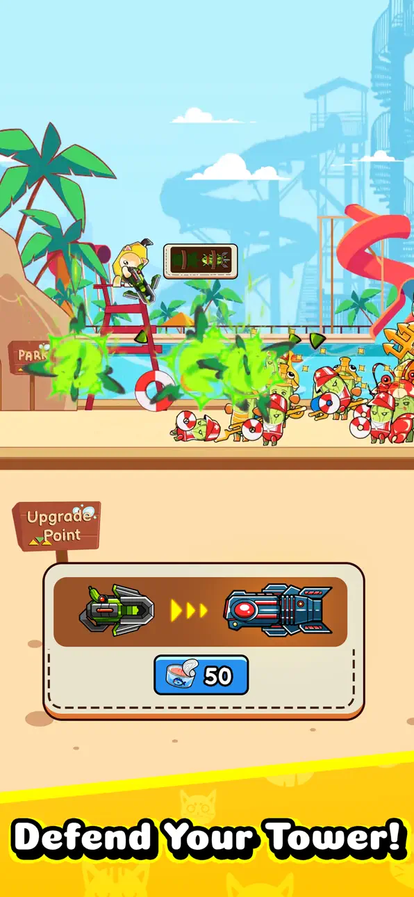 Cat vs Cucumber iOS Mod IPA screenshot 4 - iOS game interface