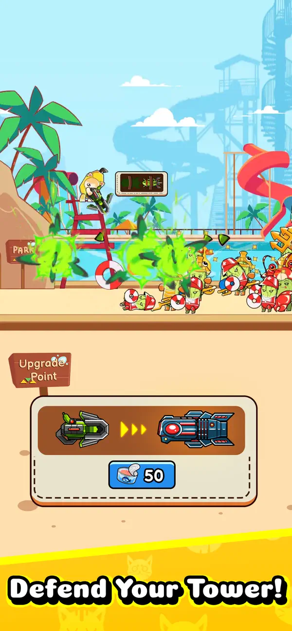 Cat vs Cucumber iOS Mod IPA screenshot 4 - iOS game interface