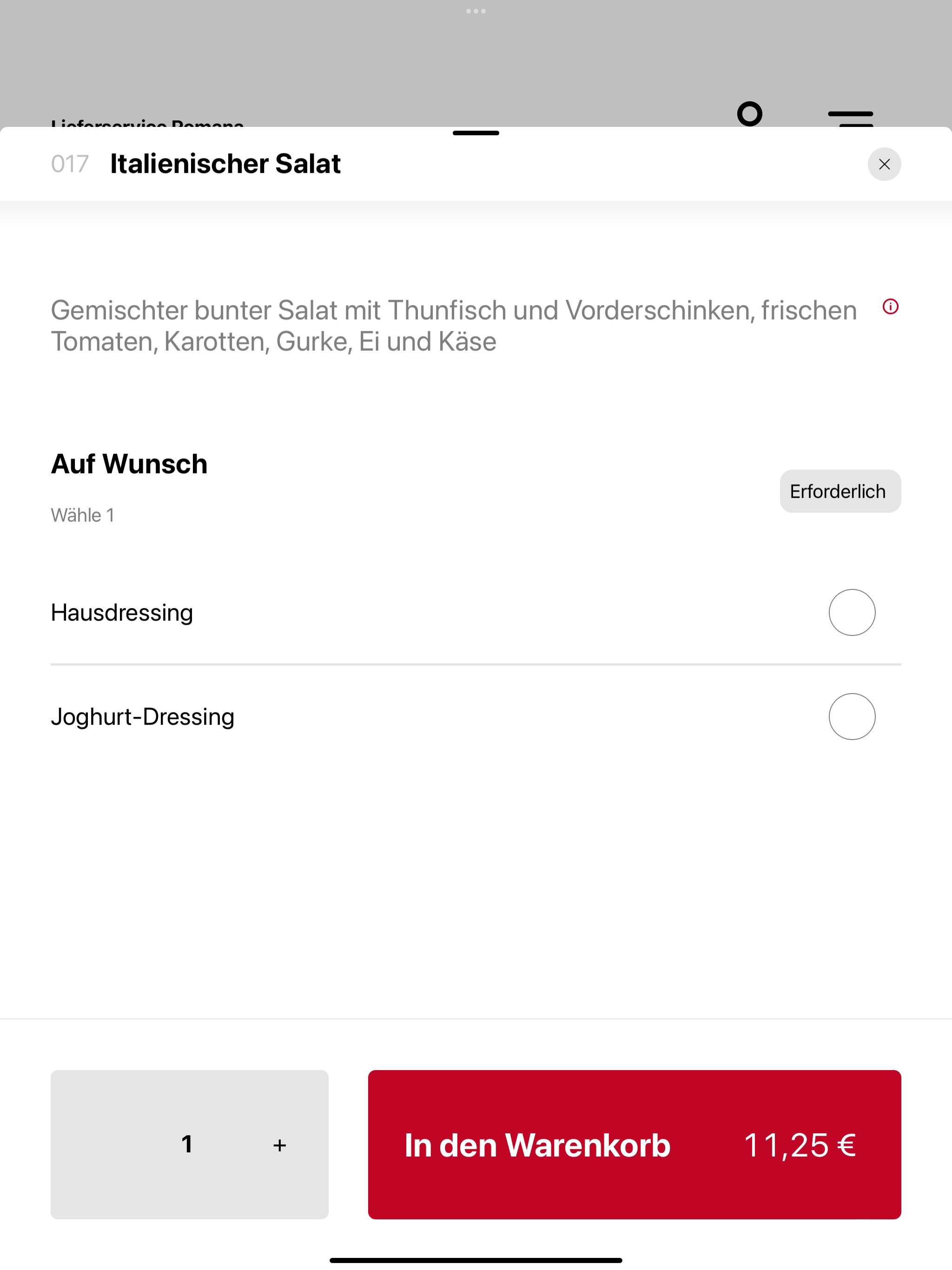 Lieferservice Romana screenshot 8