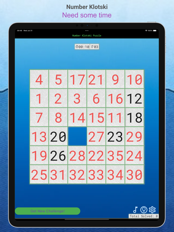 Number puzzle - number klotski app screenshot 2