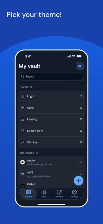 Bitwarden Password Manager: Screenshot 7 von 8