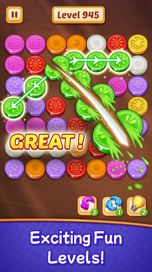 #4. Veggies Cut: Logic Puzzle Game (macOS) Bởi: RV AppStudios LLC