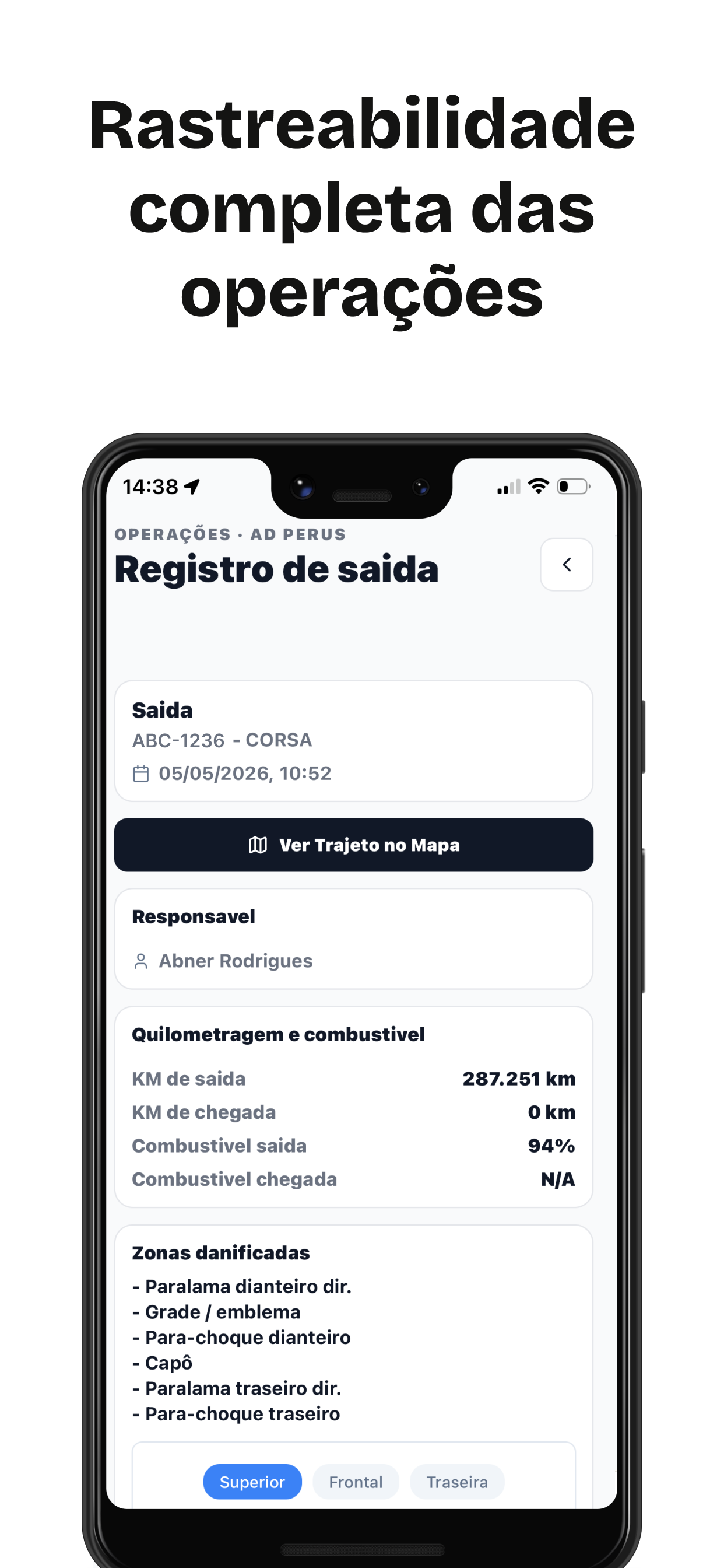 Vaneo: Controle de Frota