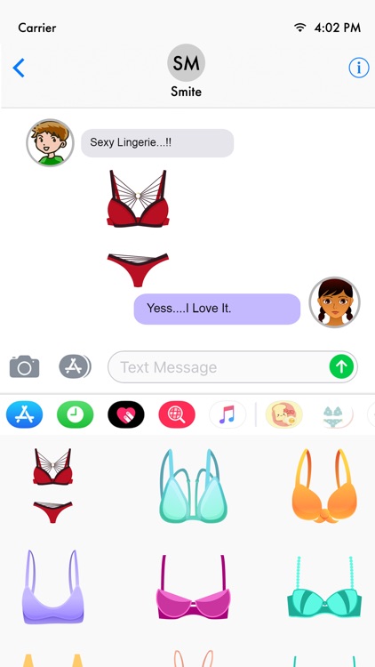 Sexy Lingerie Stickers screenshot-3
