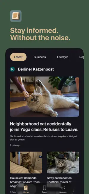 Lume by Frido: News Reader RSS screenshot 1
