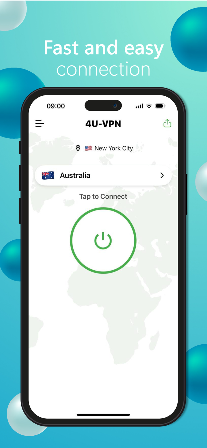 4U VPN - Fast & Private Proxy screenshot 1