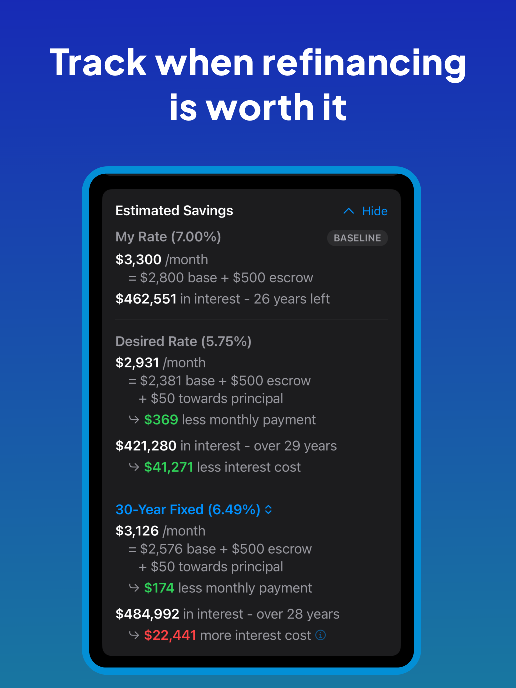 Mortgage Saver: Rate Tracker screenshot 6