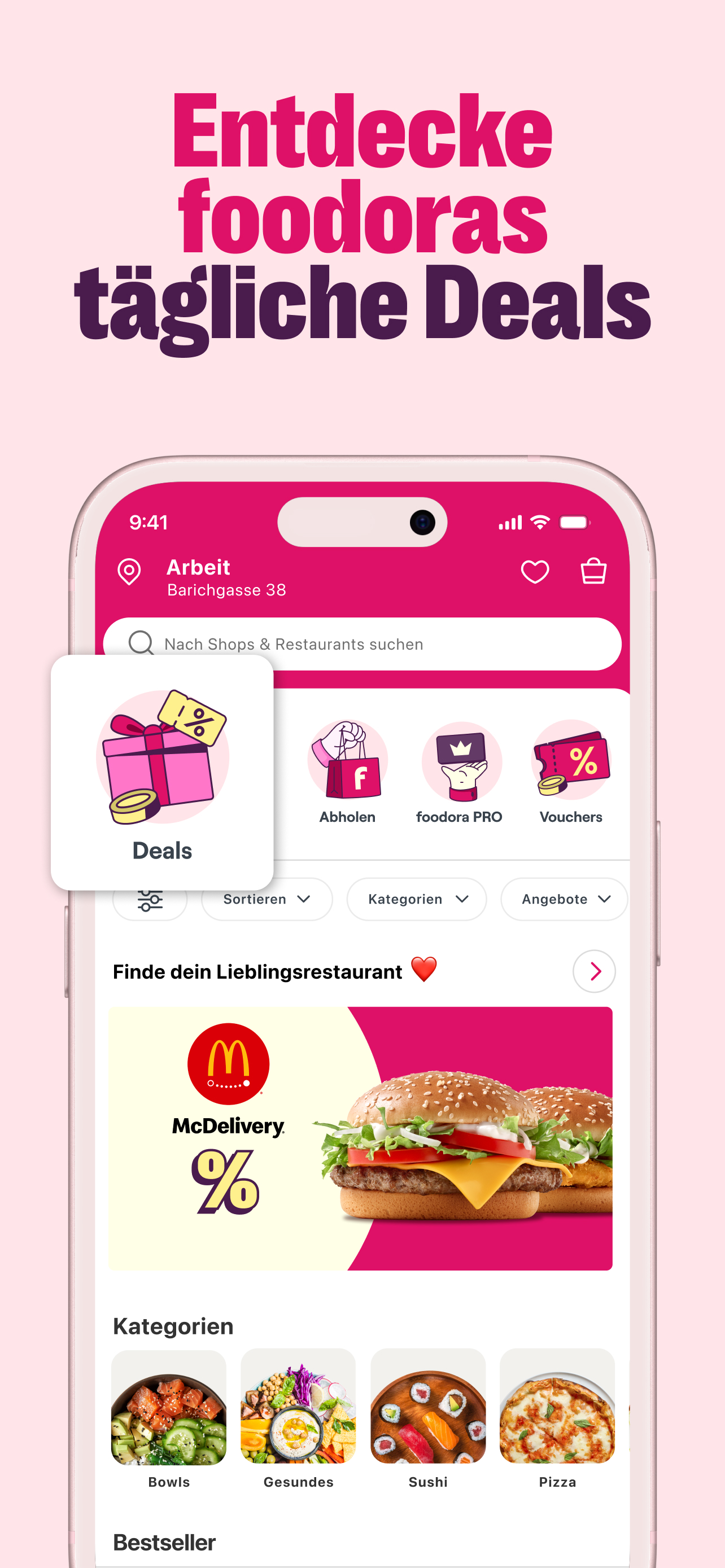 foodora Essen & Lebensmittel
