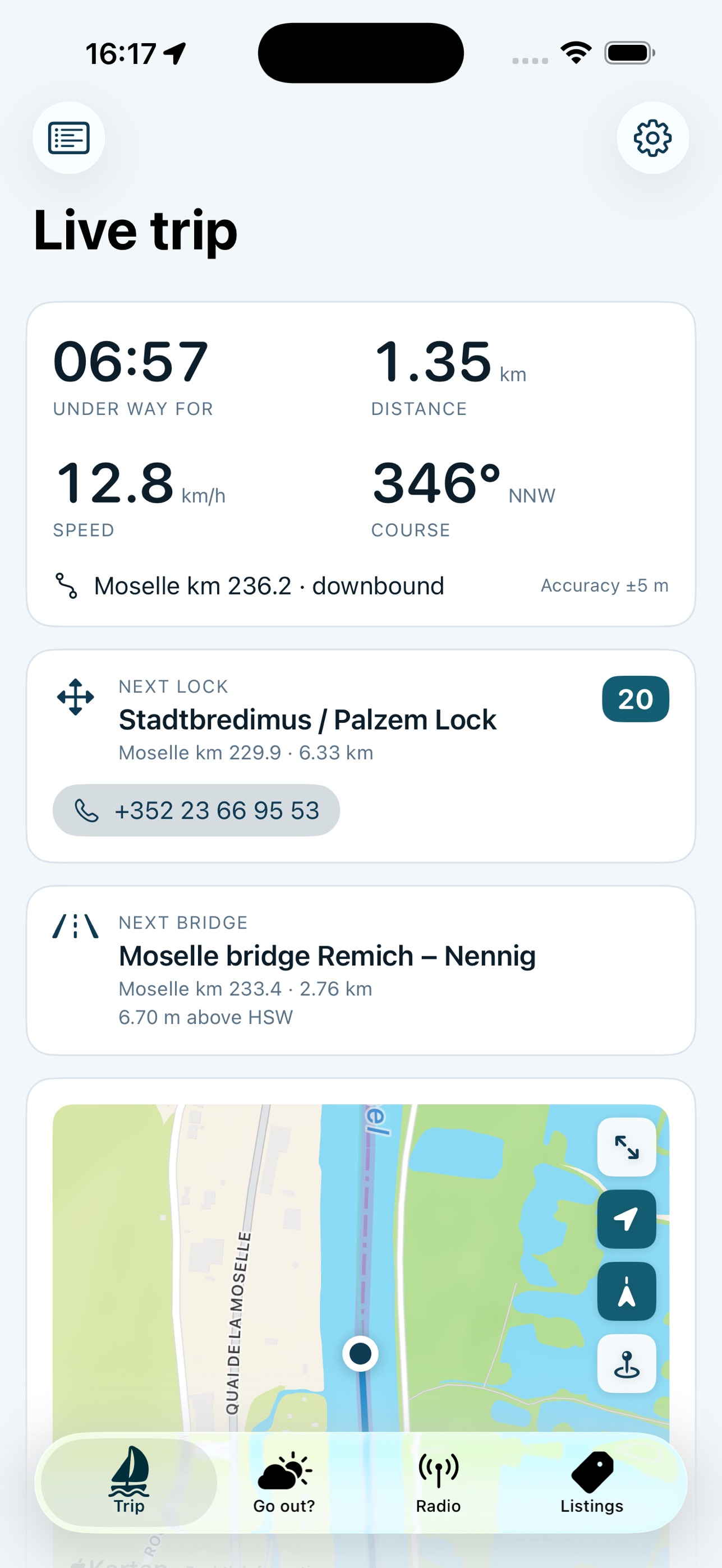 Screenshot 1 of Nautic.lu