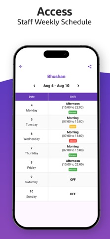 Employee Shift Scheduler screenshot