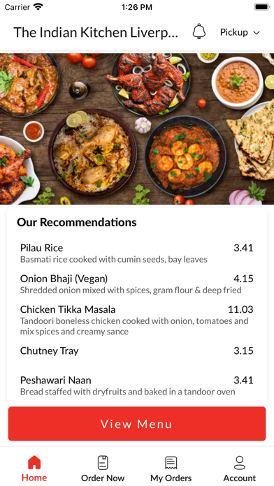 The Indian Kitchen Liverpool Screenshot