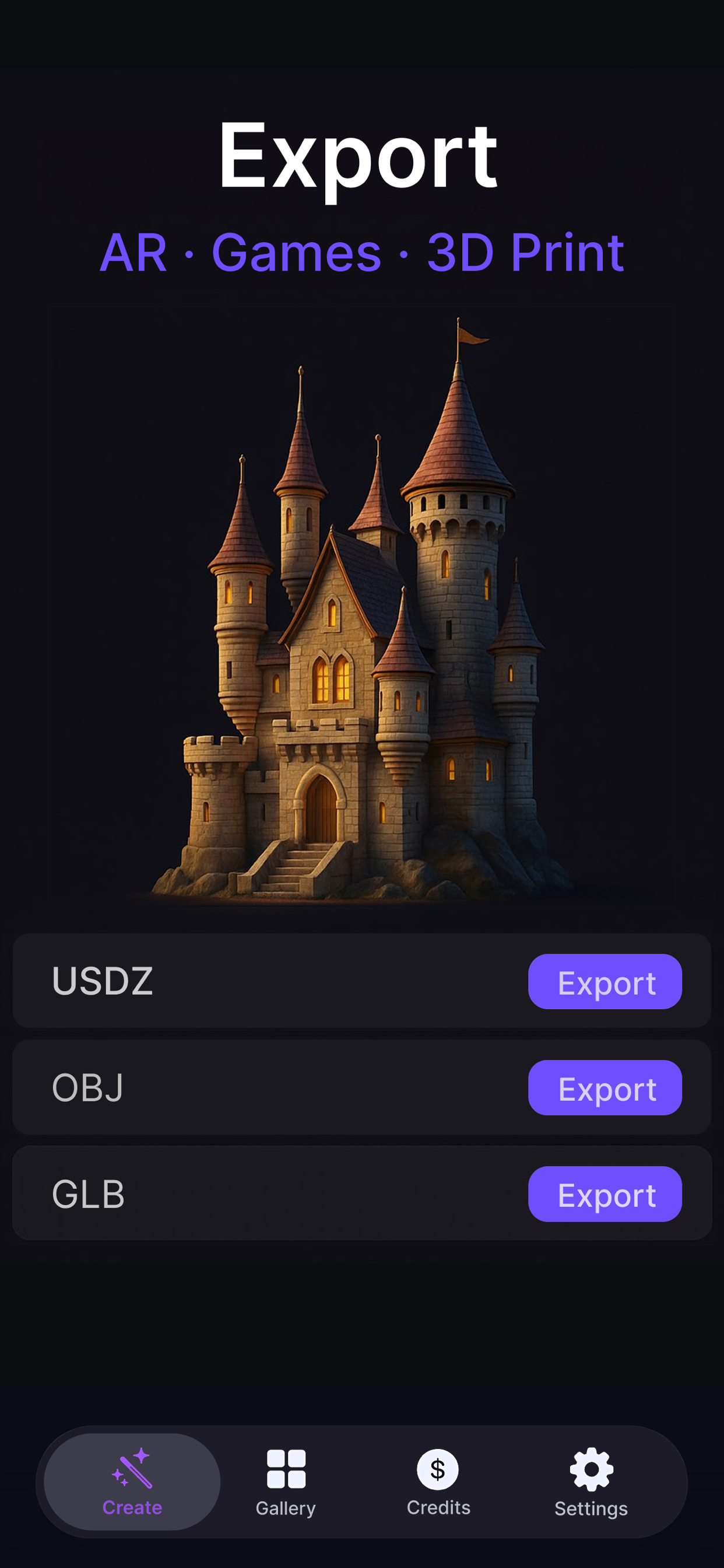 3D Modeling AI: Text To 3D screenshot 4