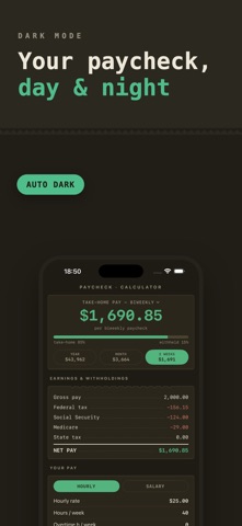 Paycheck Calculator Payroll US Screenshot 4 of 5
