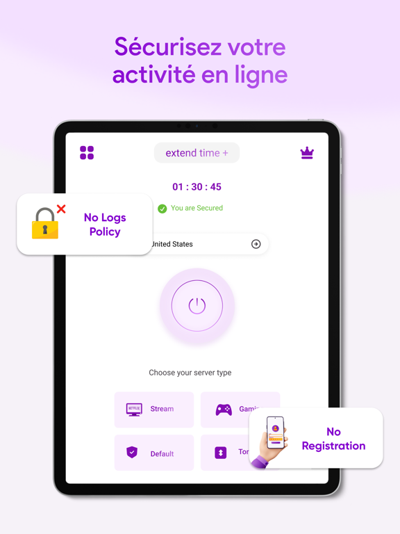 Screenshot #5 pour RYN VPN: Secure VPN Master