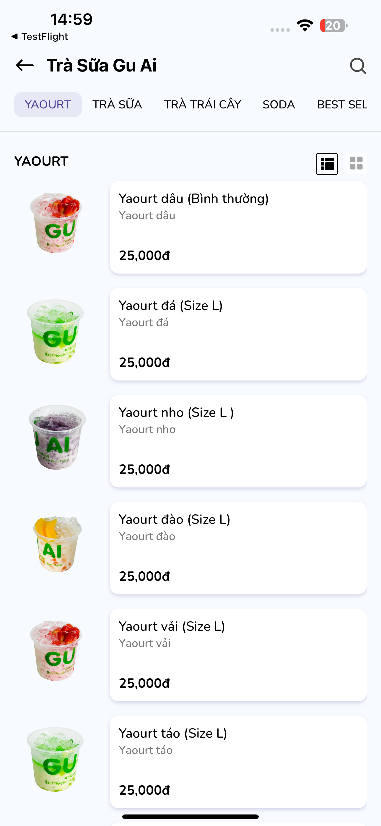 Trà Sữa Gu Ai screenshot 5