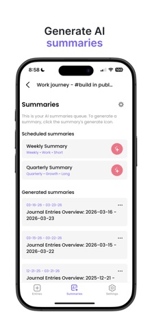 WorkJourney screenshot