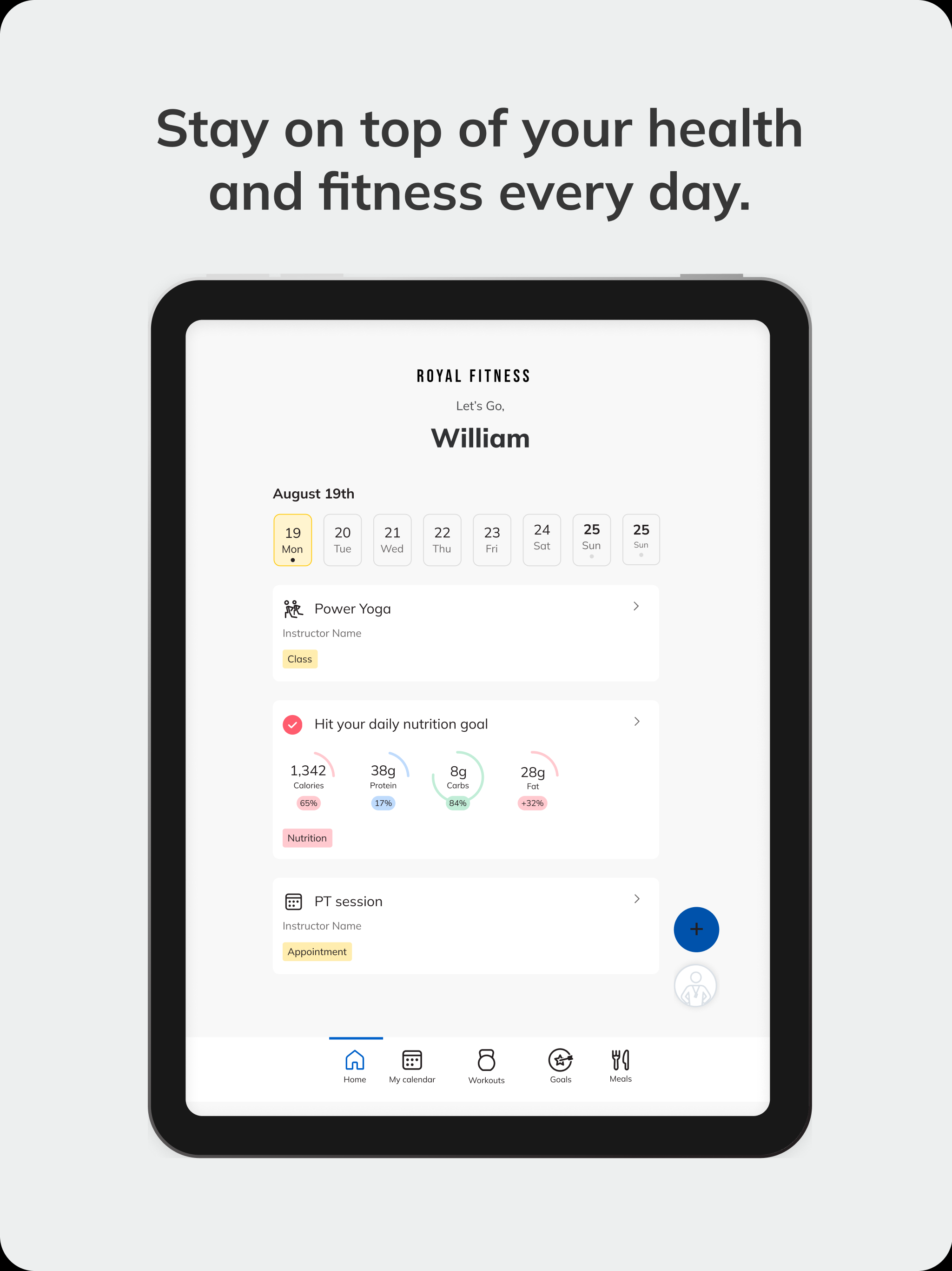 Royal Fitness Trainerize