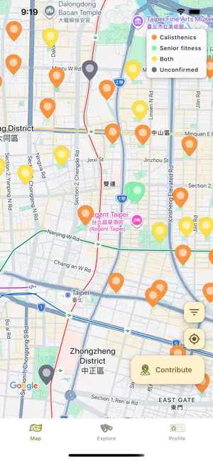 Cali Ape - Pull-up Bar Map screenshot 3