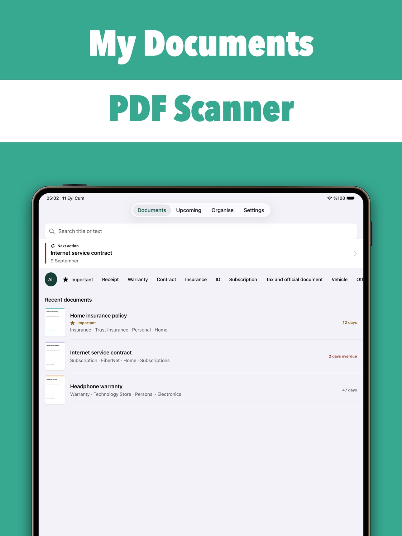 Screenshot 8 of My Documents: PDF Scanner