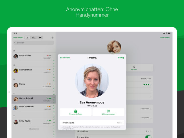 ?Threema. Der sichere Messenger Screenshot