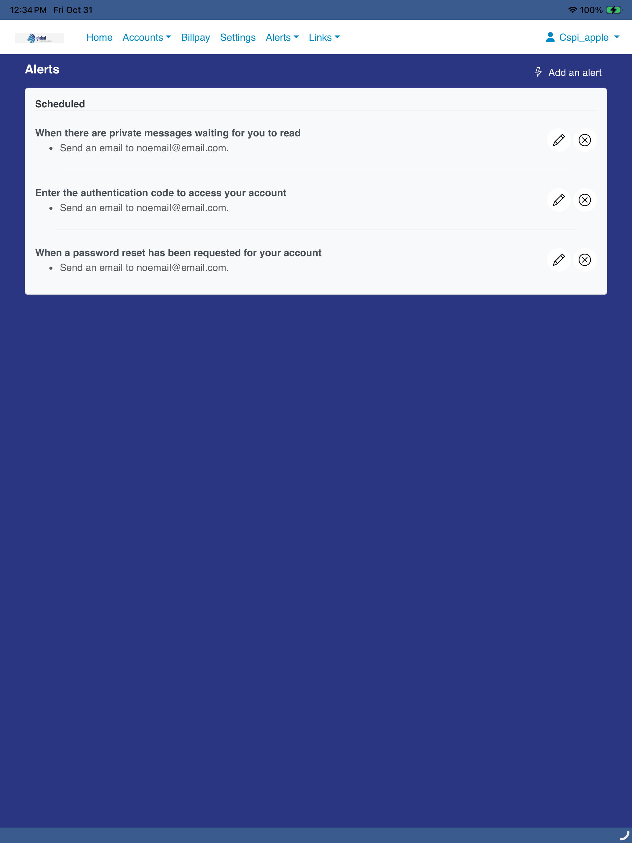 Global Innovations Bank screenshot 7