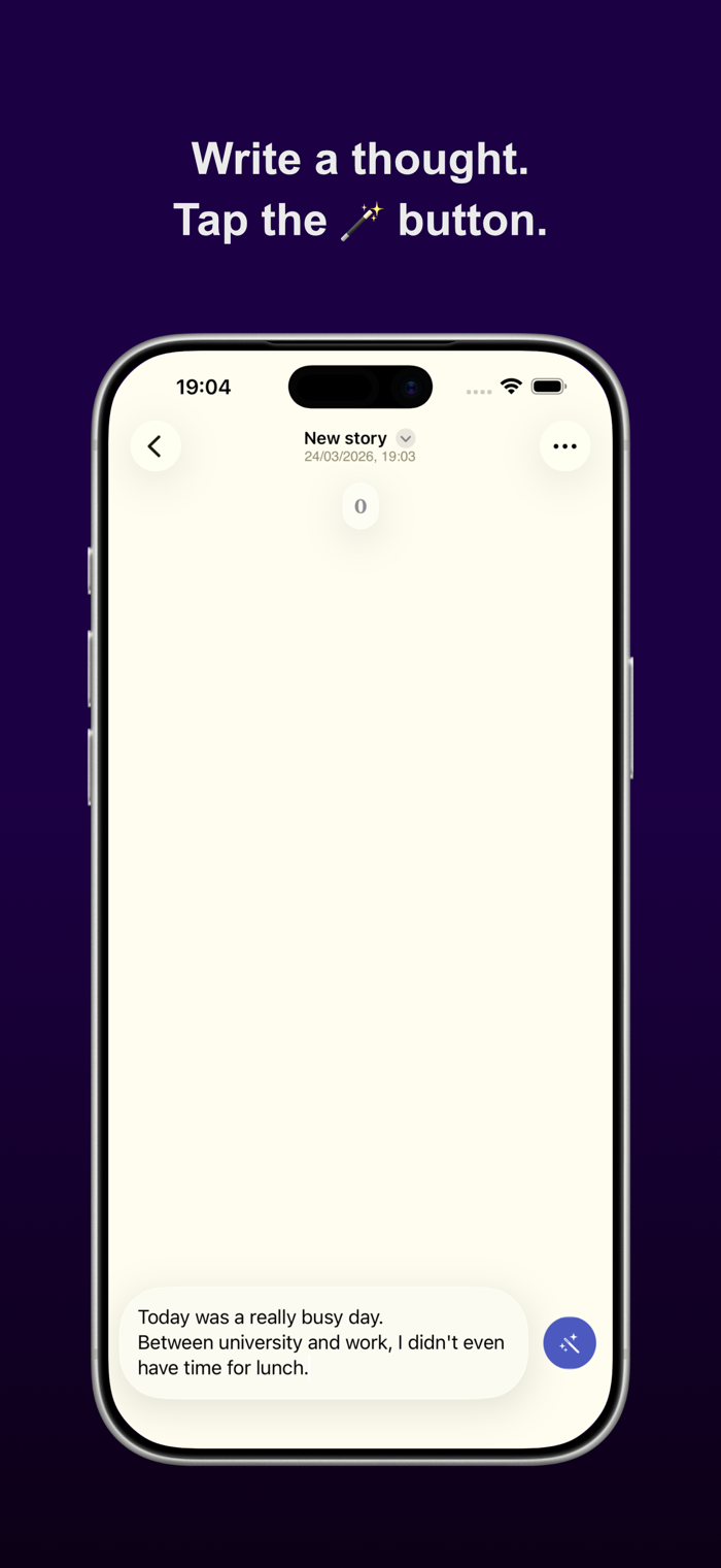 Magic Diary: AI Stories