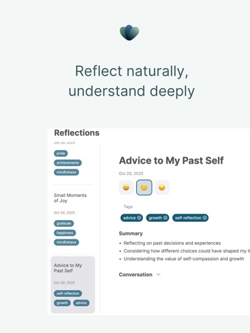 Innerly - AI Companion Journal iPad screenshot